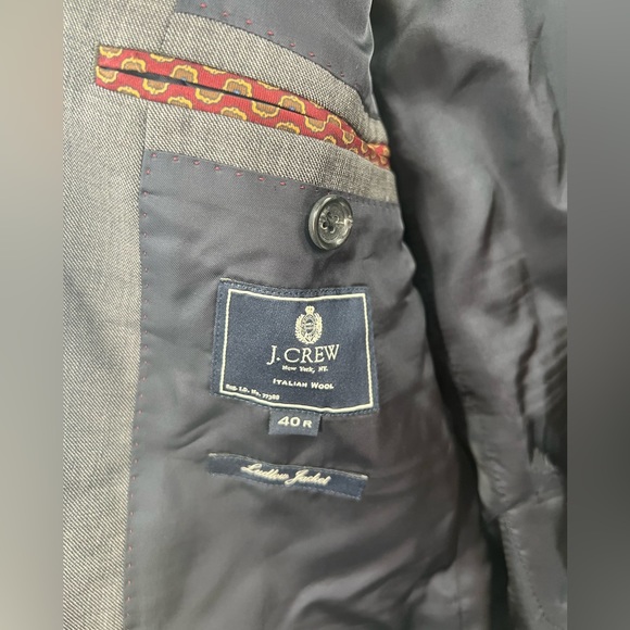 J. Crew grey blazer size 40R - Picture 4 of 7
